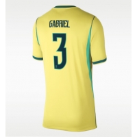 Dres Brazília Gabriel Magalhaes #3 Domáci pre Ženy MS 2026 Krátky Rukáv
